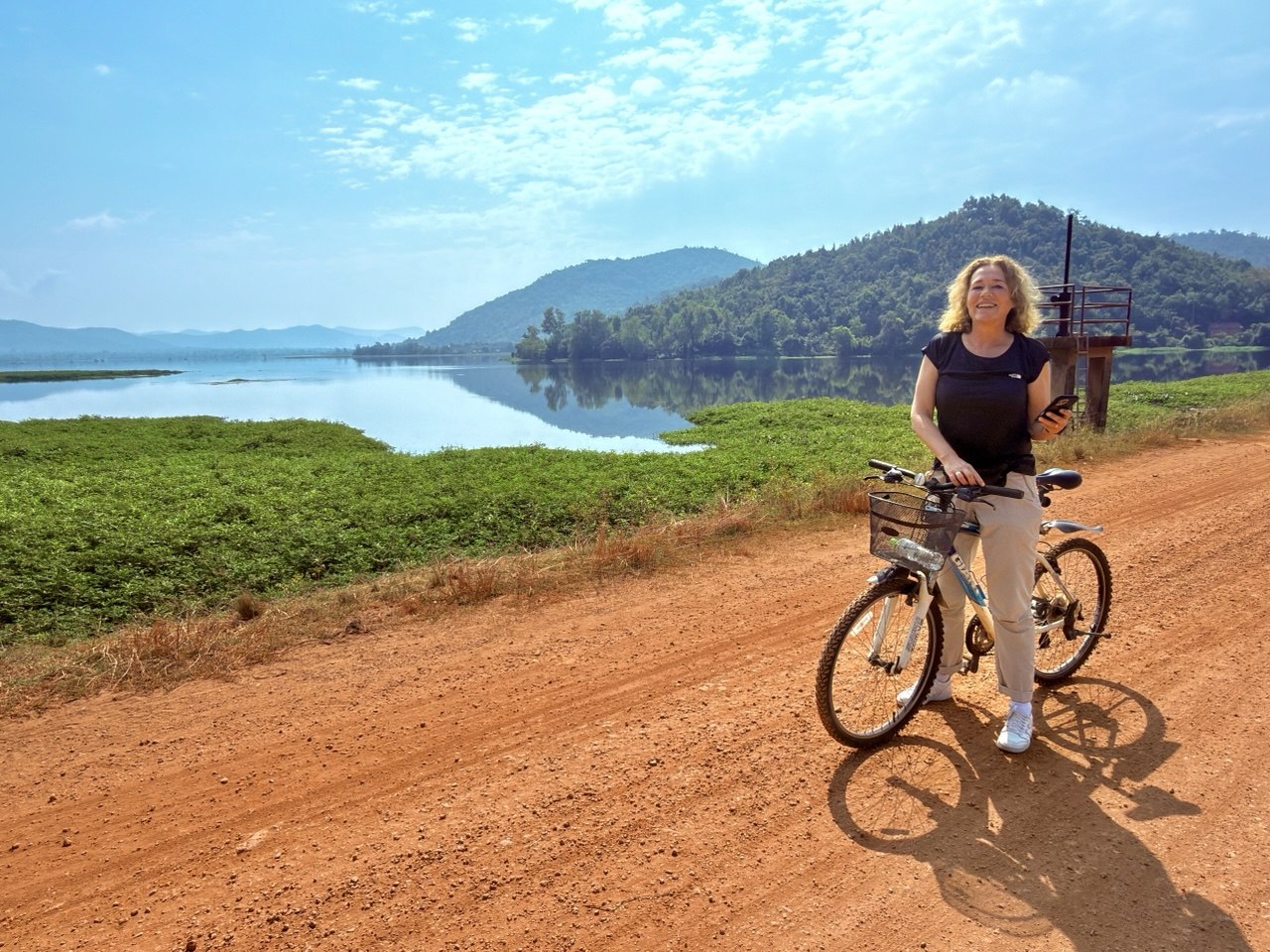 Cycling around Secret Lake