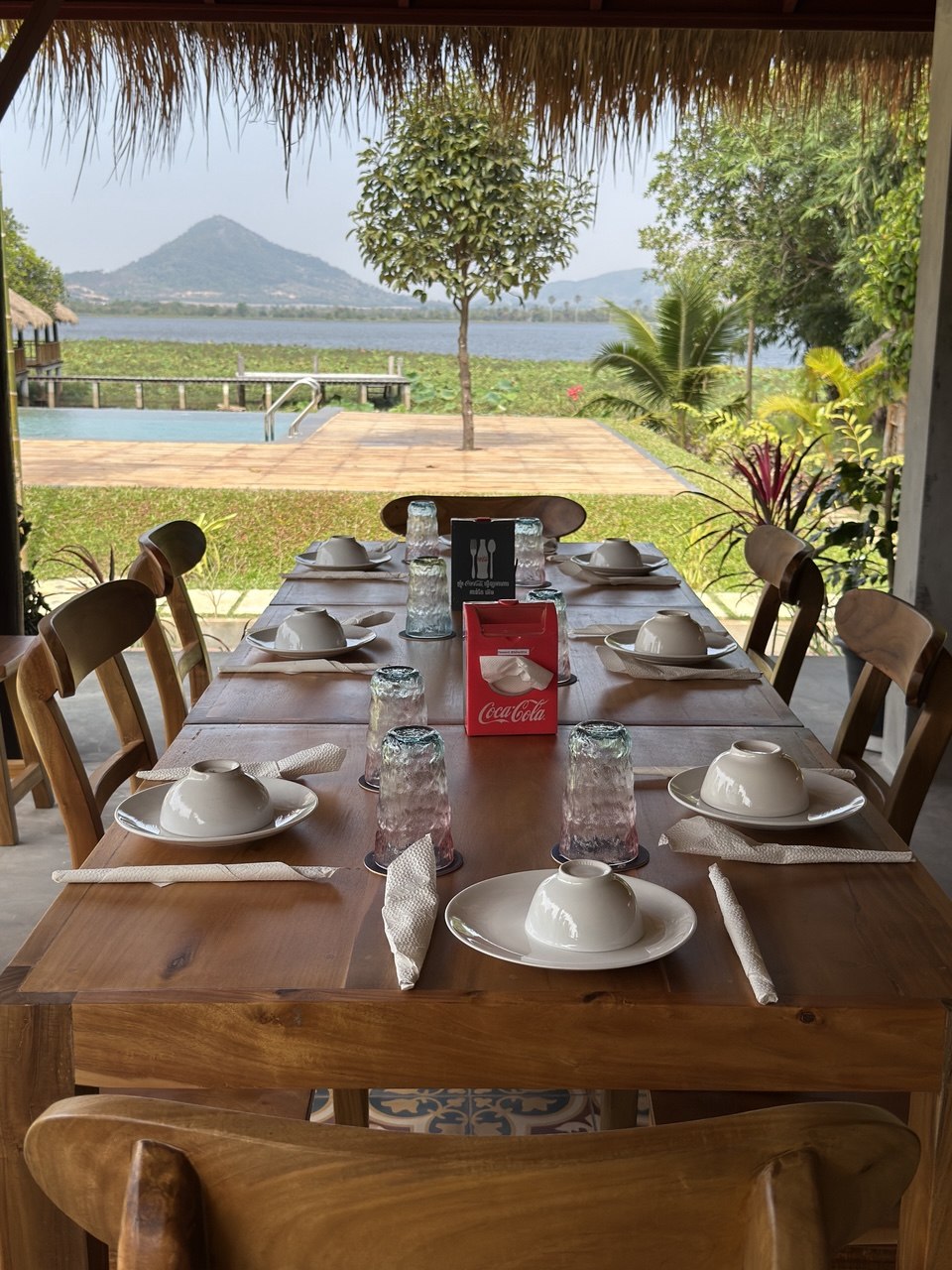 Lakeside dining table